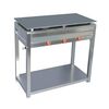 STAINLESS STEEL DHOSA BHATTI (40X20X32)