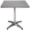 STAINLESS STEEL SQUARE FAST FOOD TABLE