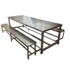 STAINLESS STEEL DINING TABLE (12X2) (16X1)