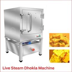 LIVE STREAM DHOKLA MACHINE, 12 PLATE