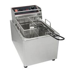 STAINLESS STEEL 14 LITERS DEEP FRYER ELECTRIC & GAS OPERATED