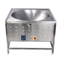 STAINLESS STEEL 18 LTR TABLE TOP ELECTRIC KADAI, 24 INCH