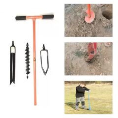 AGROVISION MANUAL AUGER WITH THREE ATTACHMENTS AV-11