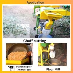 COMBINED CHAFF CUTTER AND PULVERIZER WITHOUT MOTOR