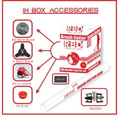 RBD 50 CC 4 STROKE BRUSH CUTTER MACHINE