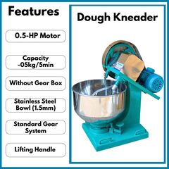 DOUGH KNEADER WITH 0.5 HP MOTOR