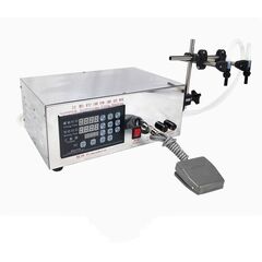 SEMI- AUTOMATIC QUANTITATIVE FILLING MACHINE DOUBLE HEAD