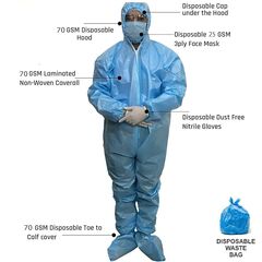 DISPOSABLE PPE KIT 70 GSM