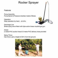 NEPTUNE PLASTIC PORTABLE ROCKER SPRAYERS FOR BIG MANGO TREE
