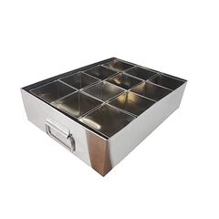 STAINLESS STEEL 12 BOWL MASALA PETI, 500 GM