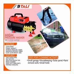 BTALI HIGH PRESSURE WASHER 150 BAR