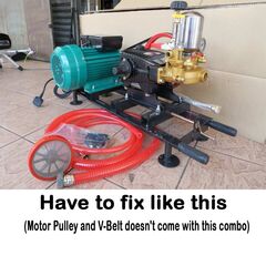 AUTOMATIC HIGH PRESSURE HTP-22 PUMP WITH 6.5 HP PETROL ENGINE