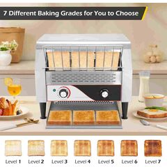 STAINLESS STEEL 150-BREAD CONVEYOR TOASTER