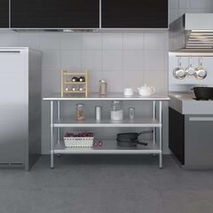 STAINLESS STEEL KITCHEN WORK TABLE (26=500)