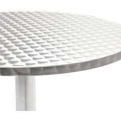 STAINLESS STEEL ROUND FAST FOOD TABLE