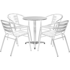 STAINLESS STEEL ROUND FAST FOOD TABLE