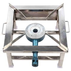 STAINLESS STEEL SQUARE BHATTI (24X24)