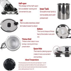 STEEL BODY SOUP POT 9 LITRE