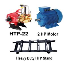 HIGH PRESSURE HTP-22 PUMP WITH 2HP ELECTRIC MOTOR