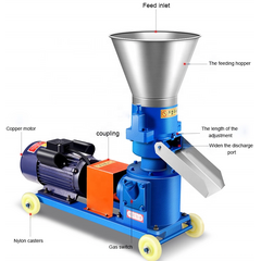 PELLET MAKING MACHINE WITH 7.5HP