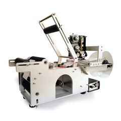 SEMI-AUTOMATIC LABELING MACHINE WITH CODING PRINTER