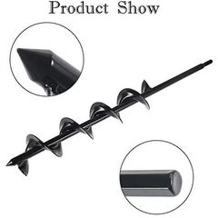 4" INCH EARTH AUGER DRILL BIT