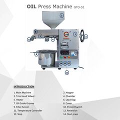 GOREK GTO-51 MINI COMMERCIAL OIL PRESS MACHINE
