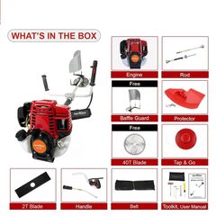 NEPTUNE BC-360 HEAVY DUTY SIDE PACK BRUSH CUTTER 4 STROKE