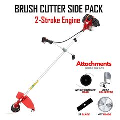 NEPTUNE BC-520 HEAVY DUTY PETROL BRUSH CUTTER SIDE PACK 2 STROKE 52CC