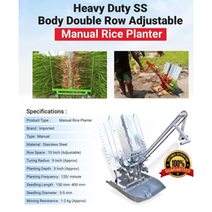 SS BODY MANUAL RICE TRANSPLANTER 2 ROWS