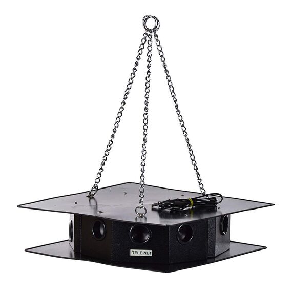 ULTRASONIC QUADRA SOUND BIRD REPELLENT  QS BR 156 QUADRA BLACK