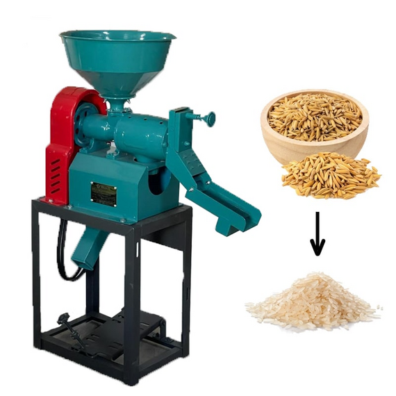 RICE MILL MACHINE WITH 4.5 HP MOTOR