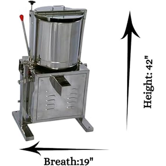 TILTING WET GRINDER WITH GEAR BOX, 5 LITRE