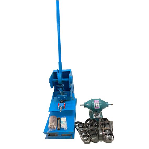 SLIPPER/CHAPPAL MAKING MACHINE WITH GRINDER & DRILL 2 IN 1