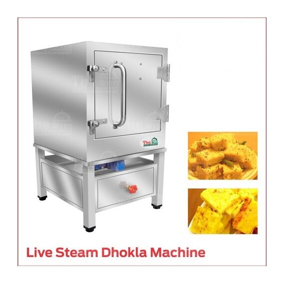 LIVE STREAM DHOKLA MACHINE, 8 PLATE