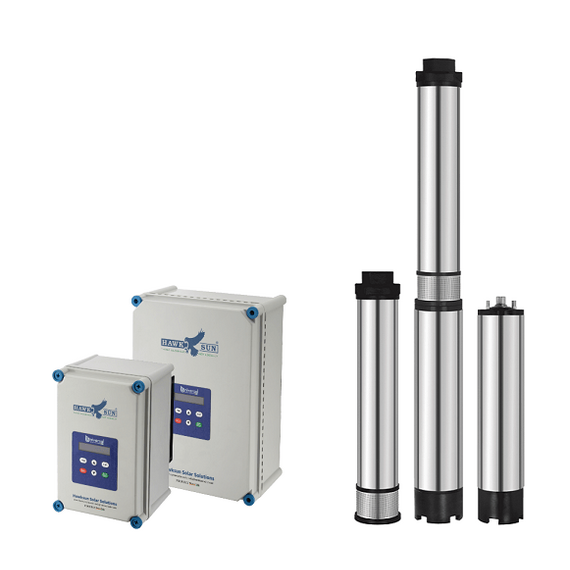 HAWKSUN SOLAR WATER PUMP 3 HP E4X-DSP-3020