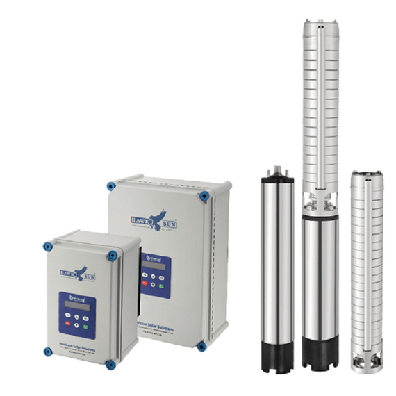 HAWKSUN SOLAR WATER PUMP 5 HP U4X-DSP-50180