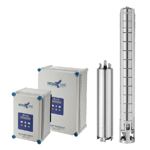 HAWKSUN SOLAR WATER PUMP 5 HP P4X-DSP-50150