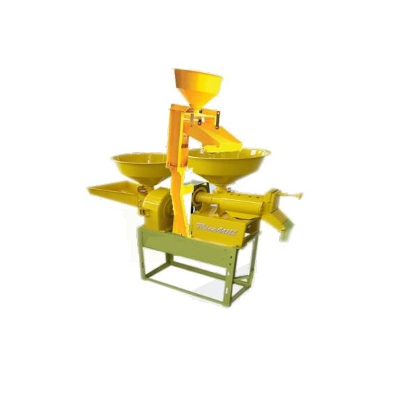 DESTONER TYPE COMBINED MINI RICE MILL WITH PULVERIZER, 3 HP