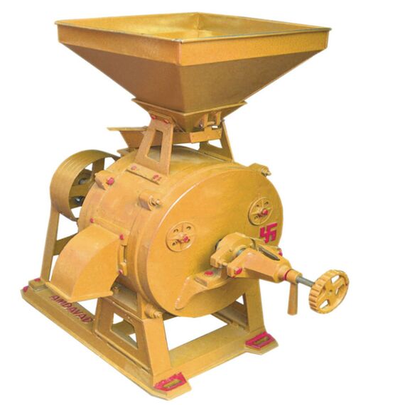 18INCH STONE TYPE ATTA CHAKKI VERTICAL DSP FLOUR MILL WITHOUT MOTOR