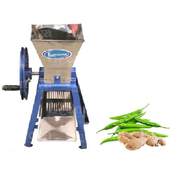 STAINLESS STEEL HAND OPERATED CHILLY CUTTER MACHINE
