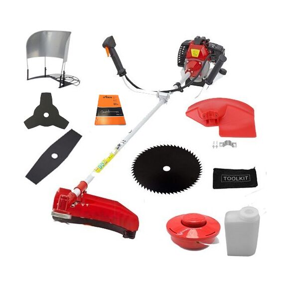 PETROL BRUSH CUTTER MACHINE WITH TILLER ATTACHMENT, 2 STROKE, 52 CC (COMBO)