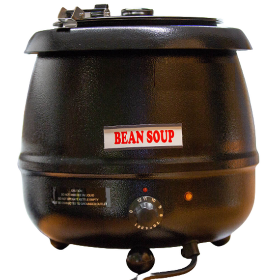 BLACK COATED SOUP POT 9 LTR