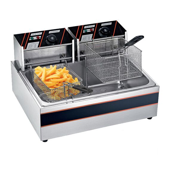 STAINLESS STEEL ELECTRIC DEEP FRYER 12 LITERS