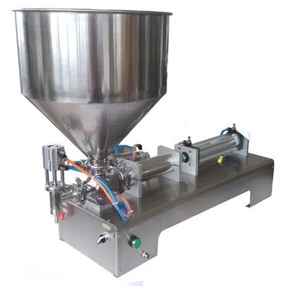 SINGLE HEAD PASTE FILLING MACHINE, 10 TO 100 ML