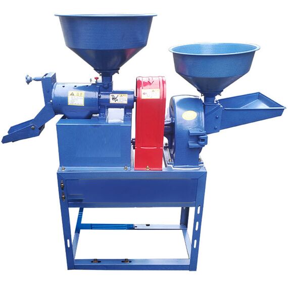 AUTOMATIC COMBINED RICE MILL & PULVERIZER MACHINE WITHOUT MOTOR