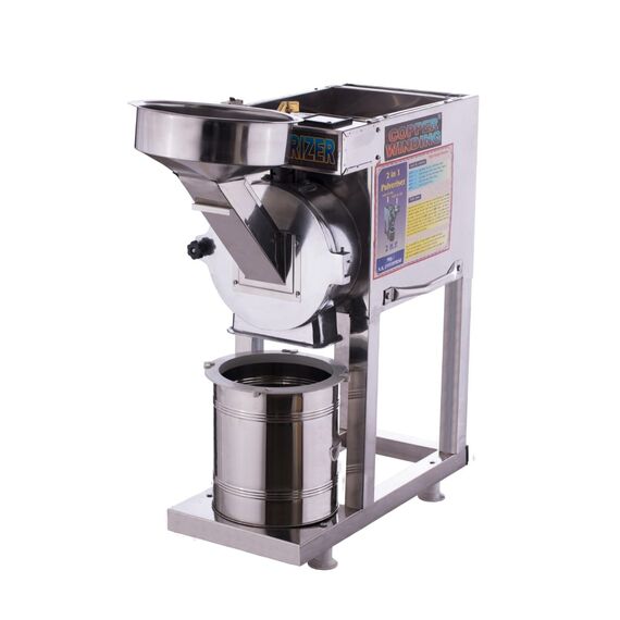 1HP PULVERISER SS SEMI-AUTOMATIC WET & DRY