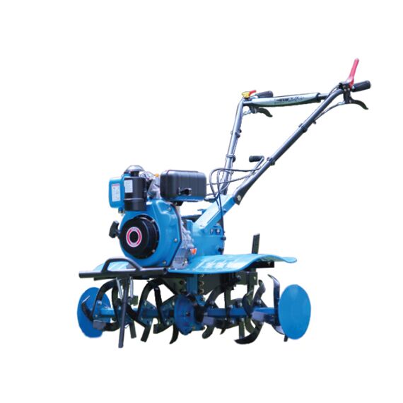 RECOIL & ELECTRIC START DIESEL RUN POWER CULTIVATOR, 408 CC