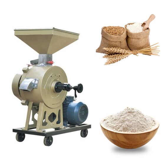 18INCH ATTA CHAKKI STONE TYPE VERTICAL TP FLOUR MILL 10HP