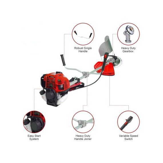 PETROL 52 CC GRASS CUTTER MACHINE 2 STROKE